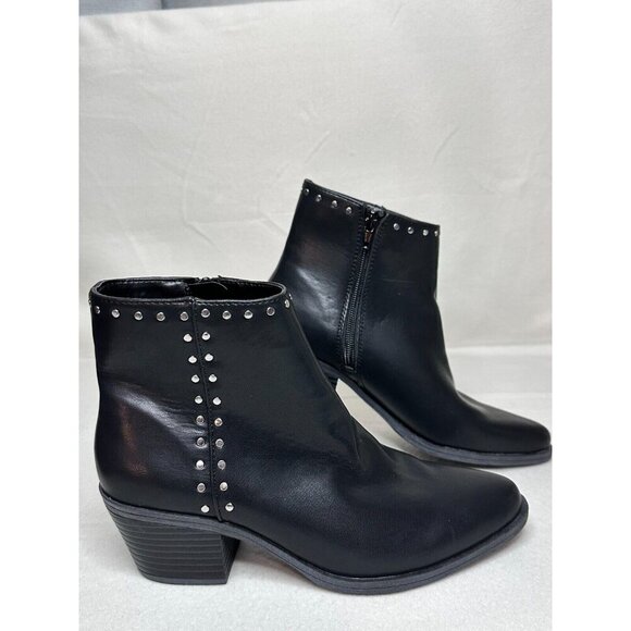 BP by Nordstrom Wylie Black Ankle Boot Size 6 Bootie - Picture 4 of 14